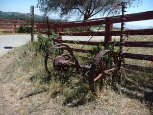 Old farm equipment at Henry W. Coe State Park