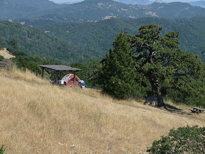 Camp Site in Henry W. Coe State Park