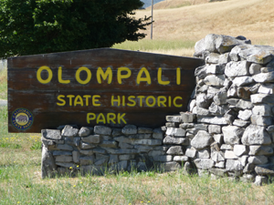 Olompali State Historic Park sign